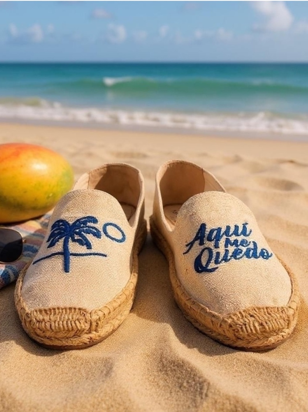 Soludos x Rosewood Mayakoba Aqui Me Quedo Espadrilles